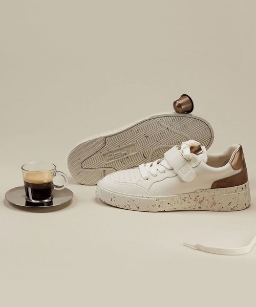 ASH(アッシュ)の「ASH × Nespressoコラボレーションスニーカー【FORWARD MAN】(スニーカー・メンズ・ホワイト×シルバー/ホワイト×ゴールド・40/41/42)」の9枚目の写真