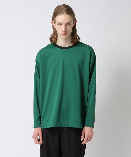 tk.TAKEO KIKUCHI(ティーケータケオキクチ)の「◆サイドオープンカットソー(Tシャツ/カットソー・メンズ・ブラック/グリーン系その他5/ホワイト・02/03)」の5枚目の写真