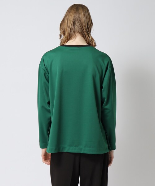 tk.TAKEO KIKUCHI(ティーケータケオキクチ)の「◆サイドオープンカットソー(Tシャツ/カットソー・メンズ・ブラック/グリーン系その他5/ホワイト・02/03)」の7枚目の写真