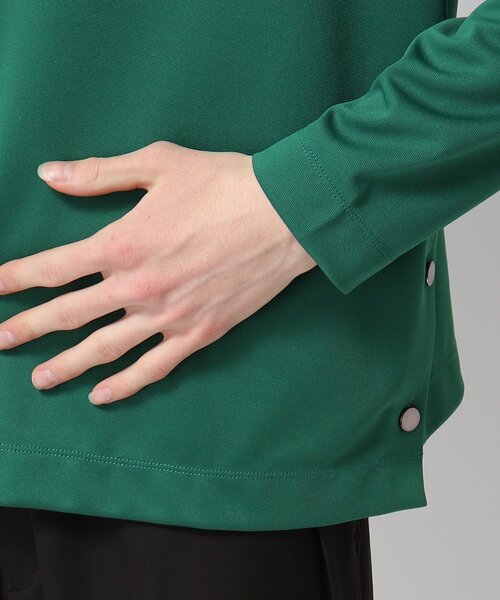 tk.TAKEO KIKUCHI(ティーケータケオキクチ)の「◆サイドオープンカットソー(Tシャツ/カットソー・メンズ・ブラック/グリーン系その他5/ホワイト・02/03)」の9枚目の写真