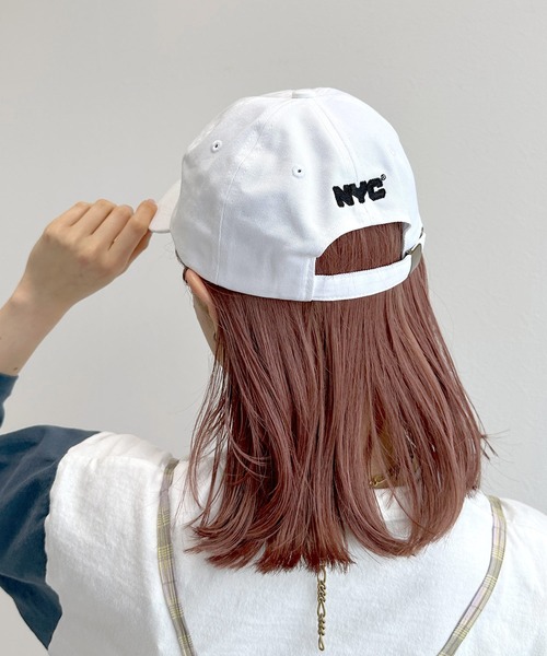 w closet（ダブルクローゼット）の「NYCキャップ（キャップ・レディース・ブラック/オフホワイト・FREE）」の12枚目の写真