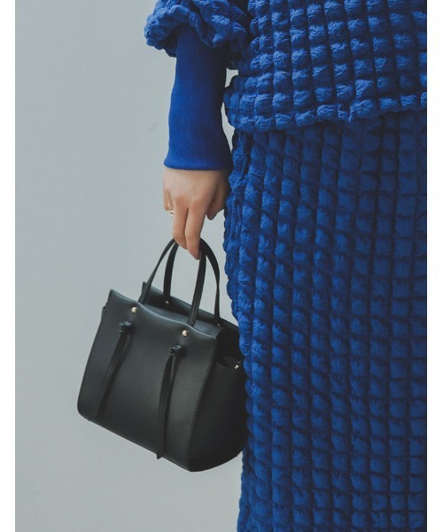 Re:EDIT（リエディ）の「トートデザインミニバッグ（ショルダーバッグ・レディース・ライトグレー/ブラック/ブルー/モカ・FREE）」の2枚目の写真