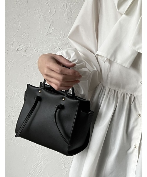 Re:EDIT（リエディ）の「トートデザインミニバッグ（ショルダーバッグ・レディース・ライトグレー/ブラック/ブルー/モカ・FREE）」の18枚目の写真