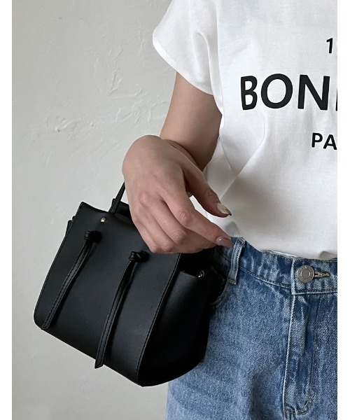 Re:EDIT（リエディ）の「トートデザインミニバッグ（ショルダーバッグ・レディース・ライトグレー/ブラック/ブルー/モカ・FREE）」の15枚目の写真