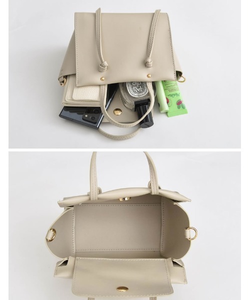 Re:EDIT（リエディ）の「トートデザインミニバッグ（ショルダーバッグ・レディース・ライトグレー/ブラック/ブルー/モカ・FREE）」の17枚目の写真