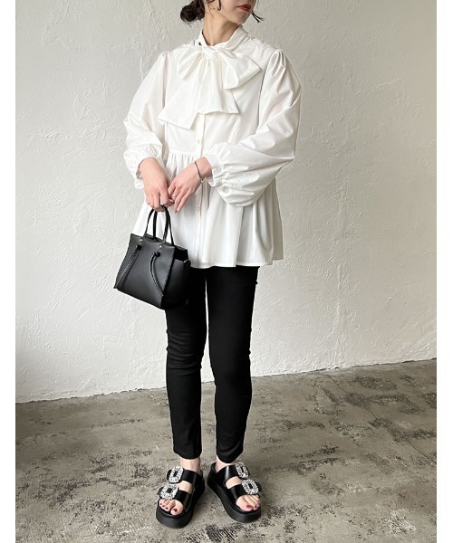 Re:EDIT（リエディ）の「トートデザインミニバッグ（ショルダーバッグ・レディース・ライトグレー/ブラック/ブルー/モカ・FREE）」の5枚目の写真