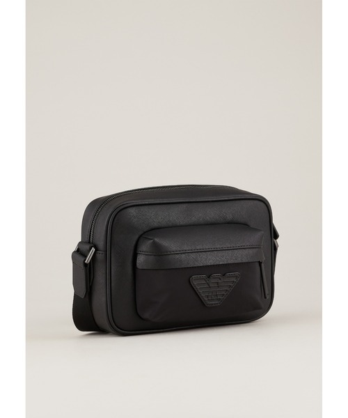 EMPORIO ARMANI（エンポリオアルマーニ）の「【エンポリオ アルマーニ】Armani Sustainability Values ショルダーバッグ（ショルダーバッグ・メンズ・ブラック×ブラック/ブラック系その他・FREE）」の7枚目の写真