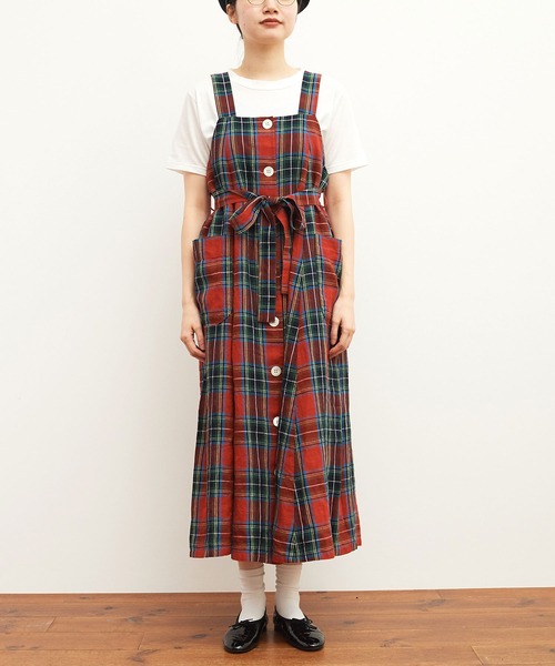 fig london アリスチェックワンピース