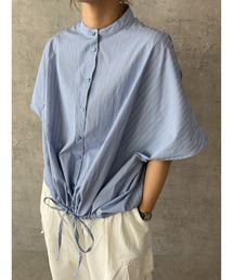 owndaily | バッグギャザードロストフレンチスリーブシャツ(Tシャツ/カットソー)
