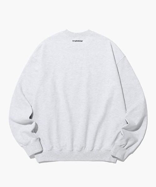 NICE GHOST CLUB(ナイスゴーストクラブ)の「【UNISEX】niceghostclub/ドリーマーラビットプルオーバー(ウラケ) 2197705(スウェット・レディース・ライトグレー/ブラック・MEDIUM/LARGE)」の4枚目の写真