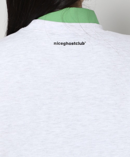 NICE GHOST CLUB(ナイスゴーストクラブ)の「【UNISEX】niceghostclub/ドリーマーラビットプルオーバー(ウラケ) 2197705(スウェット・レディース・ライトグレー/ブラック・MEDIUM/LARGE)」の12枚目の写真