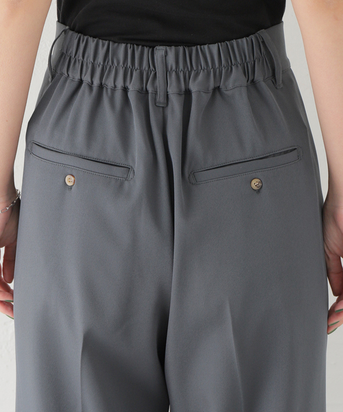 JOINT WORKS（ジョイントワークス）の「【COMMRE/コムル】カラータック スラックス（スラックス・レディース・グリーン/ホワイト/チャコールグレー/オレンジ・FREE）」の20枚目の写真