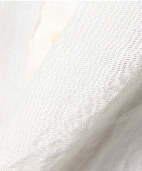 EDIFICE（エディフィス）の「◇DUSTY LINEN 3/4Sセミワイドシャツ（シャツ/ブラウス・メンズ・ホワイト/グリーン/ネイビー/サックスブルー/レッド・46/48/44/50）」の13枚目の写真