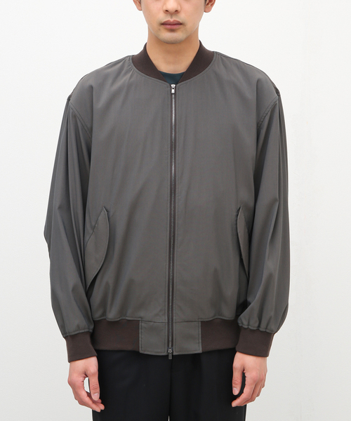 EDIFICE（エディフィス）の「ウール レインシステム MA-1（MA-1・メンズ・ブラウン・MEDIUM/LARGE）」の3枚目の写真