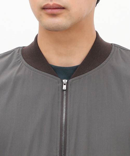 EDIFICE（エディフィス）の「ウール レインシステム MA-1（MA-1・メンズ・ブラウン・MEDIUM/LARGE）」の6枚目の写真