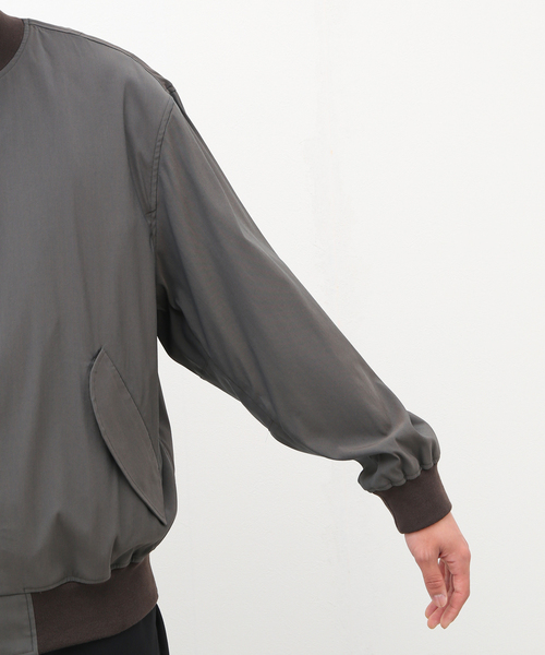 EDIFICE（エディフィス）の「ウール レインシステム MA-1（MA-1・メンズ・ブラウン・MEDIUM/LARGE）」の8枚目の写真