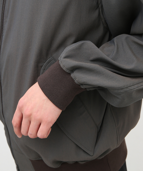 EDIFICE（エディフィス）の「ウール レインシステム MA-1（MA-1・メンズ・ブラウン・MEDIUM/LARGE）」の9枚目の写真