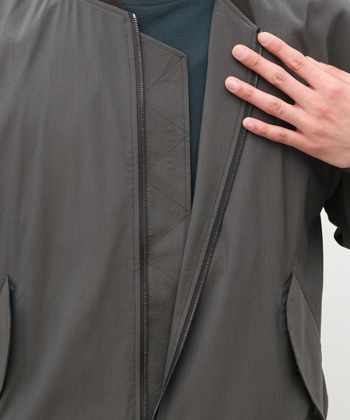 EDIFICE（エディフィス）の「ウール レインシステム MA-1（MA-1・メンズ・ブラウン・MEDIUM/LARGE）」の11枚目の写真