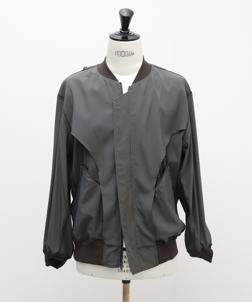 EDIFICE（エディフィス）の「ウール レインシステム MA-1（MA-1・メンズ・ブラウン・MEDIUM/LARGE）」の14枚目の写真