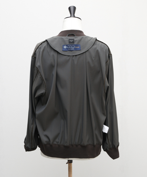 EDIFICE（エディフィス）の「ウール レインシステム MA-1（MA-1・メンズ・ブラウン・MEDIUM/LARGE）」の15枚目の写真