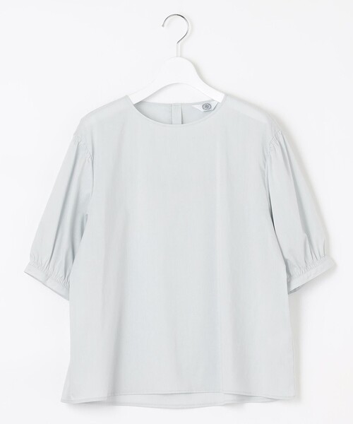 J.PRESS Ladies(J.プレス レディス)の「【WEB限定カラーあり・洗える】ラミーポプリン ボリュームスリーブ ブラウス(シャツ/ブラウス・レディース・イエロー系/ライトグレー系/ふじ色系/ベージュ系/グレー系/ネイビー系・XS)」の16枚目の写真