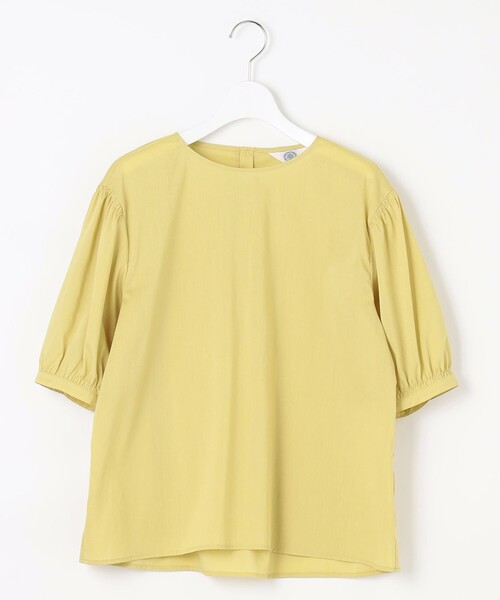 J.PRESS Ladies(J.プレス レディス)の「【WEB限定カラーあり・洗える】ラミーポプリン ボリュームスリーブ ブラウス(シャツ/ブラウス・レディース・イエロー系/ライトグレー系/ふじ色系/ベージュ系/グレー系/ネイビー系・XS)」の19枚目の写真