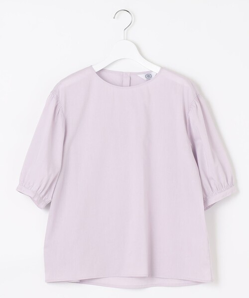 J.PRESS Ladies(J.プレス レディス)の「【WEB限定カラーあり・洗える】ラミーポプリン ボリュームスリーブ ブラウス(シャツ/ブラウス・レディース・イエロー系/ライトグレー系/ふじ色系/ベージュ系/グレー系/ネイビー系・XS)」の21枚目の写真