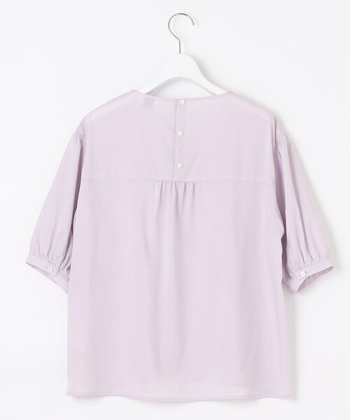 J.PRESS Ladies(J.プレス レディス)の「【WEB限定カラーあり・洗える】ラミーポプリン ボリュームスリーブ ブラウス(シャツ/ブラウス・レディース・イエロー系/ライトグレー系/ふじ色系/ベージュ系/グレー系/ネイビー系・XS)」の22枚目の写真