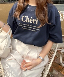 刺繍ロゴミックスTシャツ