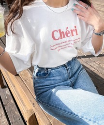 刺繍ロゴミックスTシャツ