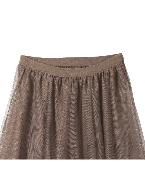 Ada.(エイダ)の「クリスマスだけの特別プライス!今なら490円!ふわっと広がる美シルエット チュール フレアスカート(スカート・レディース・アイボリー/ピンク/ブラウン/ブラック/グレー/グレイッシュベージュ/カーキ/ライトブルー/グレイッシュブルー・FREE)」の20枚目の写真