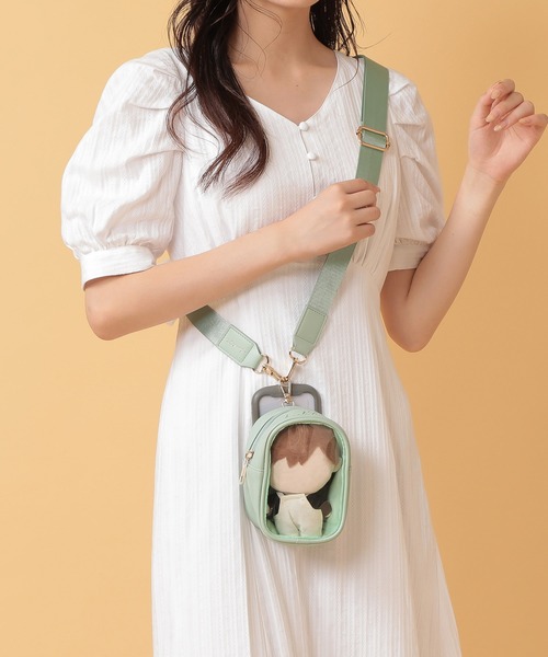 セール】推し活 ぬいぐるみポーチ付きスマホストラップ ぬい