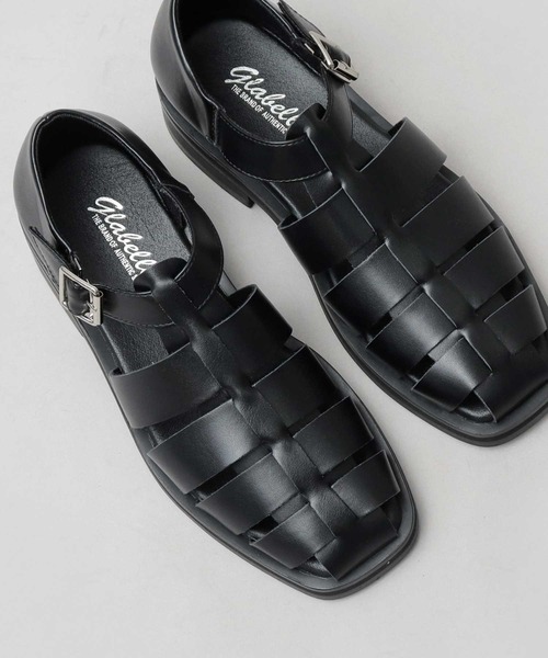 ROOPTOKYO（ループトウキョウ）の「グルカサンダル メンズ スクエアトゥ（サンダル・メンズ・ブラック・S/M/L）」の4枚目の写真