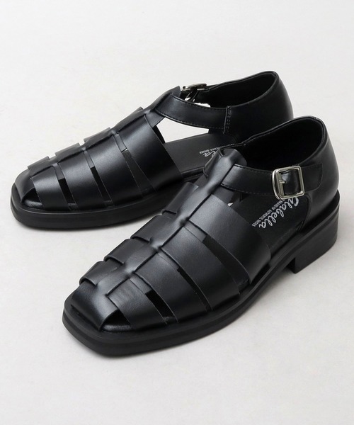 ROOPTOKYO（ループトウキョウ）の「グルカサンダル メンズ スクエアトゥ（サンダル・メンズ・ブラック・S/M/L）」の11枚目の写真