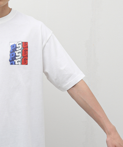 PARIS SAINT-GERMAIN（パリサンジェルマン）の「【Paris Saint-Germain】ウィンドウロゴプリント Tシャツ（Tシャツ/カットソー・メンズ・ホワイト/ブラック・SMALL/MEDIUM/LARGE/X-LARGE）」の8枚目の写真