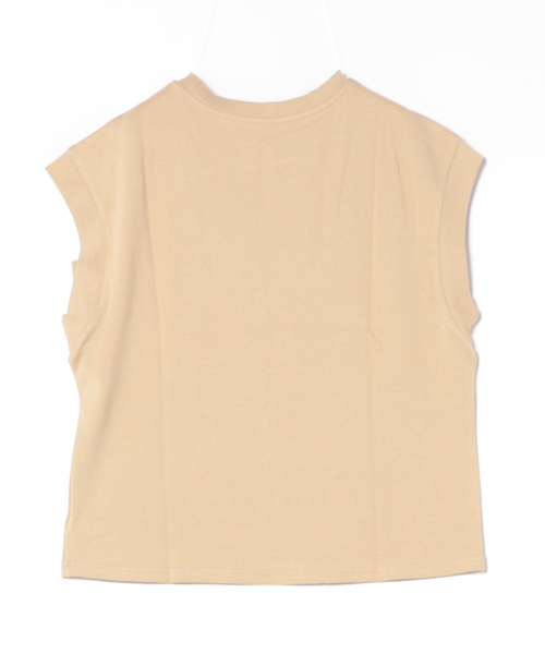 LOPASS（ロパス）の「フレンチ袖クルーネックTシャツ/tee（Tシャツ/カットソー・レディース・ベージュ/グリーン/ホワイト/グレー/ブラック・FREE）」の11枚目の写真