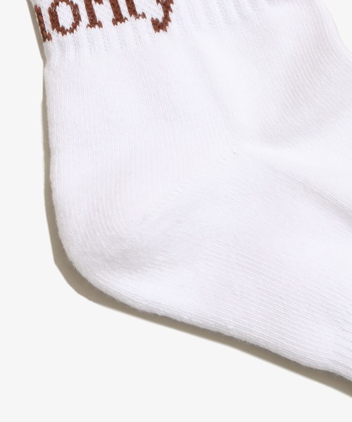 atmos（アトモス）の「atmos COLOR LINE AAA SOCKS（ソックス/靴下・メンズ・ホワイト系その他/ホワイト系その他4/ホワイト×レッド/ホワイト×グリーン/ホワイト×ブラック・26-28cm）」の7枚目の写真