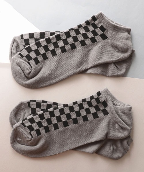 TONE SELECT GOODS(トーンセレクトグッズ)の「【urge select】 〈単色/2足セット〉 メンズ ショート丈 ソックス モノトーン柄(ソックス/靴下・メンズ・C/D/E/F/A/H/J/B/G/I・FREE)」の3枚目の写真
