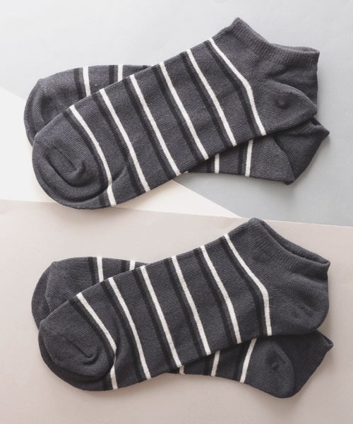 TONE SELECT GOODS(トーンセレクトグッズ)の「【urge select】 〈単色/2足セット〉 メンズ ショート丈 ソックス モノトーン柄(ソックス/靴下・メンズ・C/D/E/F/A/H/J/B/G/I・FREE)」の9枚目の写真