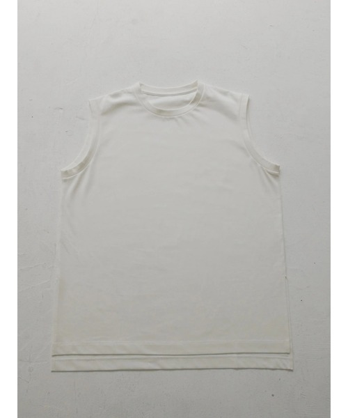 TRUNC(トランクエイティーエイト)の「Ice Touch French Sleeve Tee(タンクトップ・レディース・アイボリー/ブラック・FREE)」の18枚目の写真