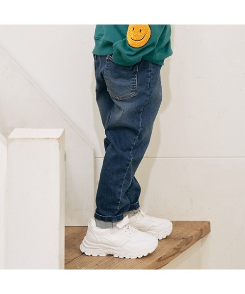 b・ROOM(ビールーム)の「のびらくデニムパンツ(デニムパンツ・キッズ・ネイビー/ブラック・100cm/130cm/110cm/140cm/120cm/150cm)」の7枚目の写真