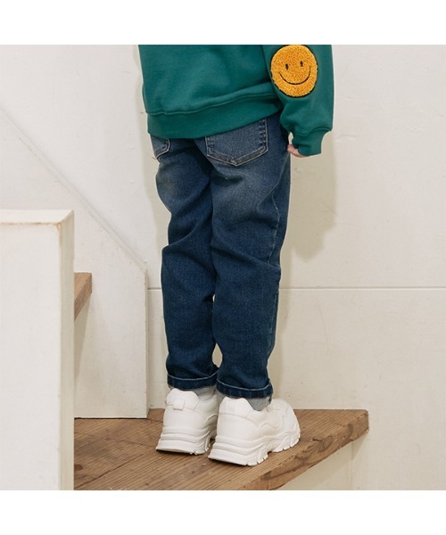 b・ROOM(ビールーム)の「のびらくデニムパンツ(デニムパンツ・キッズ・ネイビー/ブラック・100cm/130cm/110cm/140cm/120cm/150cm)」の8枚目の写真