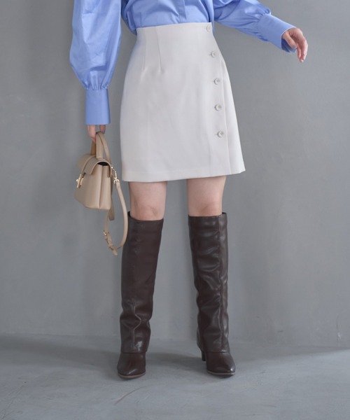 Juze(ジュゼ)の「【2WAY】ロングカバー付きショートブーツ(ブーツ・レディース・ブラック/ダークブラウン・L/M/S)」の10枚目の写真