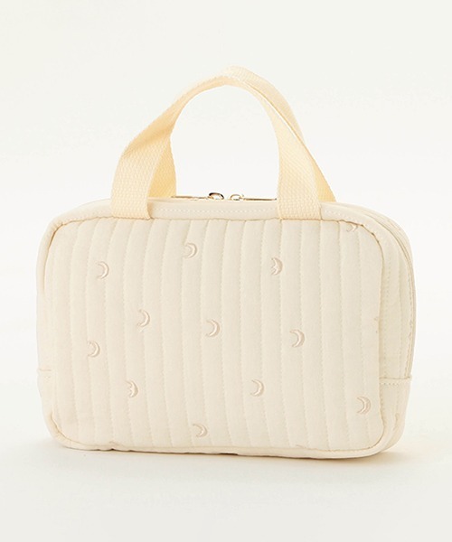 petit main（プティマイン）の「総柄刺繍マルチポーチ（その他ベビー用品・キッズ・ライトピンク/アイボリー/ライトグリーン・FREE）」の8枚目の写真