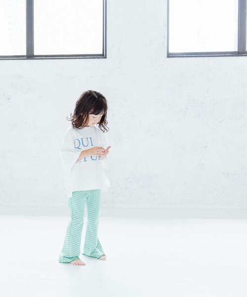 LOWRYS FARM（ローリーズファーム）の「コバナジャガードフレアパンツ　967918（その他パンツ・キッズ・パープル/グリーン/ブラウン・110cm/150cm/140cm/130cm/120cm）」の7枚目の写真