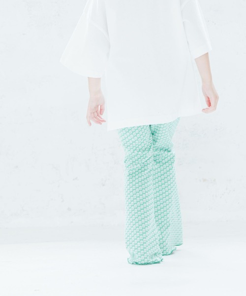 LOWRYS FARM（ローリーズファーム）の「コバナジャガードフレアパンツ　967918（その他パンツ・キッズ・パープル/グリーン/ブラウン・110cm/150cm/140cm/130cm/120cm）」の15枚目の写真