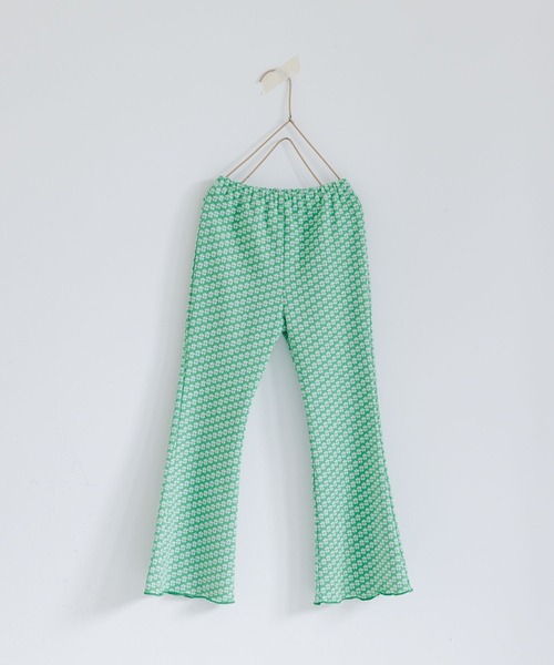 LOWRYS FARM（ローリーズファーム）の「コバナジャガードフレアパンツ　967918（その他パンツ・キッズ・パープル/グリーン/ブラウン・110cm/150cm/140cm/130cm/120cm）」の9枚目の写真