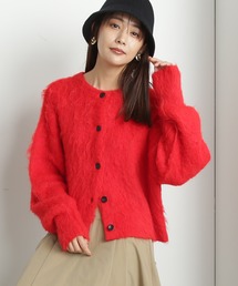 N.（N. Natural Beauty Basic） | ◆クルーネックフェザーカーディガン(カーディガン/ボレロ)