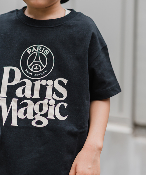 Paris Saint-Germain】PARIS MAGIC プリント Tシャツ ※キッズ Paris Saint-Germain】PARIS MAGIC プリント Tシャツ ※キッズ