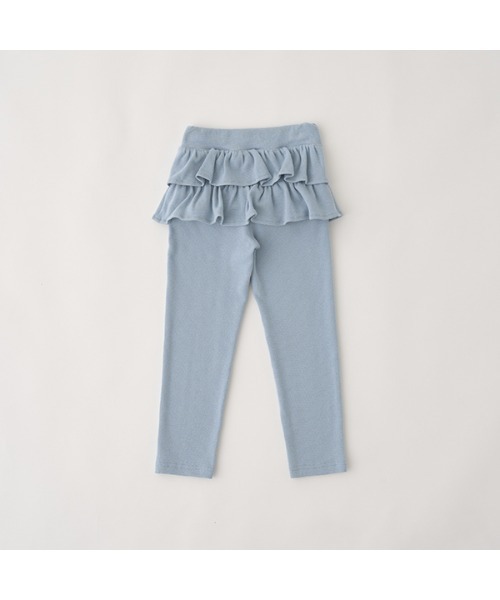 Lycee mine（リセマイン）の「【エニウェアシリーズ】フリルフリルスリムパンツ（その他パンツ・キッズ・ベビーピンク/ブラック/モカ/サックスブルー/ライトベージュ/グレイッシュベージュ/パープル系その他・140cm/130cm/110cm/120cm/100cm）」の18枚目の写真